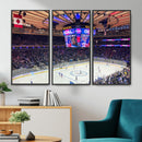 Madison New York Rangers Hockey Stadium Wall Art Canvas