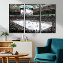 Sharks Arena Blackhawks Sharks Ice Hockey Stadium Wall Art by MyGreatCanvas | Canvas Wall Art Prints | Photo Prints & Wall Decor