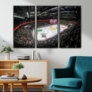 Vaudoise Lausanne Ice Hockey Arena Stadium Wall Art Canvas,