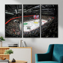 Vaudoise Lausanne Ice Hockey Arena Stadium Wall Art Canvas,
