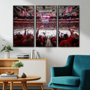 Carolina Hurricanes Ice Hockey Stadium Wall Art, Carolina