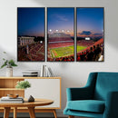 NC State Wolfpack Football Team Print - Raleigh