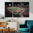 Houston Cougars Football Team Print - Houston TDECU Stadium