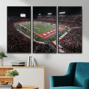 Houston Cougars Football Team Print - Houston TDECU Stadium