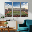 Framed Houston Cougars Football Team Print - Houston TDECU by MyGreatCanvas | Canvas Wall Art Prints | Photo Prints & Wall Decor