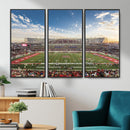 Framed Houston Cougars Football Team Print - Houston TDECU