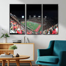 Houston Cougars Football Team Print - Houston TDECU Stadium by MyGreatCanvas | Canvas Wall Art Prints | Photo Prints & Wall Decor