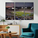UCLA Bruins Football Team Print - Pasadena Rose Bowl Stadium