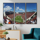 Virginia Tech Hokies Football Team Print - Blacksburg Lane