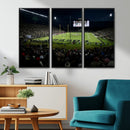 Purdue Boilermakers Football Team Print - West Lafayette by MyGreatCanvas | Canvas Wall Art Prints | Photo Prints & Wall Decor