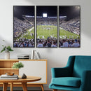 Brigham Young University Cougars Football Print Canvas - by MyGreatCanvas | Canvas Wall Art Prints | Photo Prints & Wall Decor
