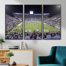 Brigham Young University Cougars Football Print Canvas -