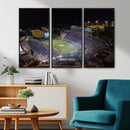 Duke University Blue Devils Football Print Canvas - Durham