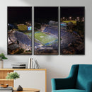 Duke University Blue Devils Football Print Canvas - Durham