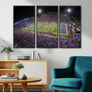 University of Kansas Jayhawks Football Team Print - Lawrence by MyGreatCanvas | Canvas Wall Art Prints | Photo Prints & Wall Decor