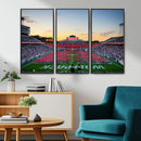 NC State Wolfpack Football Team Print Wall Art - Raleigh