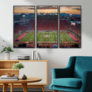 Framed Arizona Wildcats Football Team Print - Tucson Arizona by MyGreatCanvas | Canvas Wall Art Prints | Photo Prints & Wall Decor
