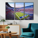 Buffalo Bills Football Team Print Canvas - Buffalo Highmark by MyGreatCanvas | Canvas Wall Art Prints | Photo Prints & Wall Decor