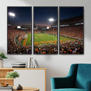 Clemson University Tigers Art Print, Football Team Print -