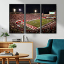 Indiana University Hoosiers Football Team Print Canvas