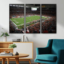 Miami Hurricanes Football Team Print Canvas- Miami Hard Rock