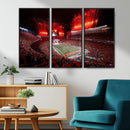 Ohio State University Buckeyes Football Team Print - by MyGreatCanvas | Canvas Wall Art Prints | Photo Prints & Wall Decor