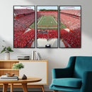 Rutgers Scarlet Knights Football Team Print - Piscataway SHI by MyGreatCanvas | Canvas Wall Art Prints | Photo Prints & Wall Decor