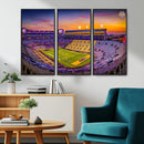 The Louisiana State University Tigers Football Team Print - by MyGreatCanvas | Canvas Wall Art Prints | Photo Prints & Wall Decor