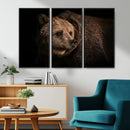 Wild Grizzly 399 Bear Canvas Wall Art Print, Bear Animal by MyGreatCanvas | Canvas Wall Art Prints | Photo Prints & Wall Decor