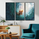 Powerful Jesus Canvas Print - Hand of Salvation,