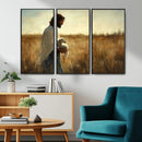 Jesus the Good Shepherd Wall Art Canvas Print -