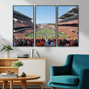 Oregon State Beavers Football Team Print - Corvallis Reser