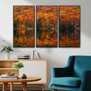 Fall Foliage Wall Art - Autumn Reflection Canvas Print, by MyGreatCanvas | Canvas Wall Art Prints | Photo Prints & Wall Decor