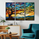 Mosaic Tree Wall Art | Ready to Hang Stained Glass Style
