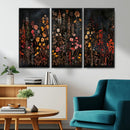 Large Floral Painting Print Illustration Flowers Canvas Wall by MyGreatCanvas | Canvas Wall Art Prints | Photo Prints & Wall Decor