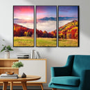 Autumn Mountain Foggy Landscape Wall Art Canvas Print | by MyGreatCanvas | Canvas Wall Art Prints | Photo Prints & Wall Decor