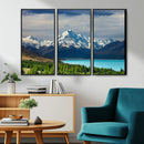 Mount Cook and Lake Pukaki Canvas Wall Art Print – Majestic by MyGreatCanvas | Canvas Wall Art Prints | Photo Prints & Wall Decor