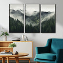 Misty Forest Canvas Print Wall Art Premium Canvas Print a
