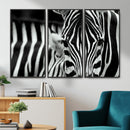 Zebra Wall Art – Zebra Close Up Wall Art – Framed Black by MyGreatCanvas | Canvas Wall Art Prints | Photo Prints & Wall Decor