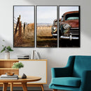 Classic Cars Vintage Wall Art Canvas Print