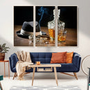 Bourbon Whiskey Wall Art Canvas Print, Vintage Bottle and by MyGreatCanvas | Canvas Wall Art Prints | Photo Prints & Wall Decor