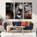 Red Wine and Glass Canvas Print by MyGreatCanvas | Canvas Wall Art Prints | Photo Prints & Wall Decor