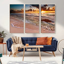 Sunset on Ocean Wall Art Canvas Print by MyGreatCanvas | Canvas Wall Art Prints | Photo Prints & Wall Decor