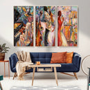 Abstract Afro American Jazz Canvas Wall Art | Music-Inspired by MyGreatCanvas | Canvas Wall Art Prints | Photo Prints & Wall Decor