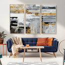 Abstract Painting Canvas Wall Art Print Paint Drip Art Brush