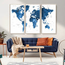 World Map Canvas Print – Framed Detailed Map of the World by MyGreatCanvas | Canvas Wall Art Prints | Photo Prints & Wall Decor