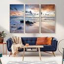 Serene Weather On The Beach Wall Art Canvas Print by MyGreatCanvas | Canvas Wall Art Prints | Photo Prints & Wall Decor