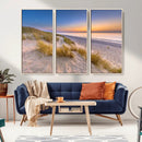 Sunrise On The Beach Wall Art Canvas Print