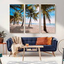 Palm Beach Tropical Island Wall Art Canvas Print by MyGreatCanvas | Canvas Wall Art Prints | Photo Prints & Wall Decor