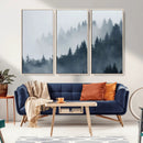 Foggy Pine Forest Wall Art Canvas Print by MyGreatCanvas | Canvas Wall Art Prints | Photo Prints & Wall Decor